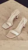 Emerson Heel - Bone Satin sold by Billy J