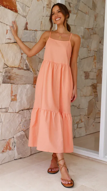 Nico Maxi Dress - Melon sold by Billy J