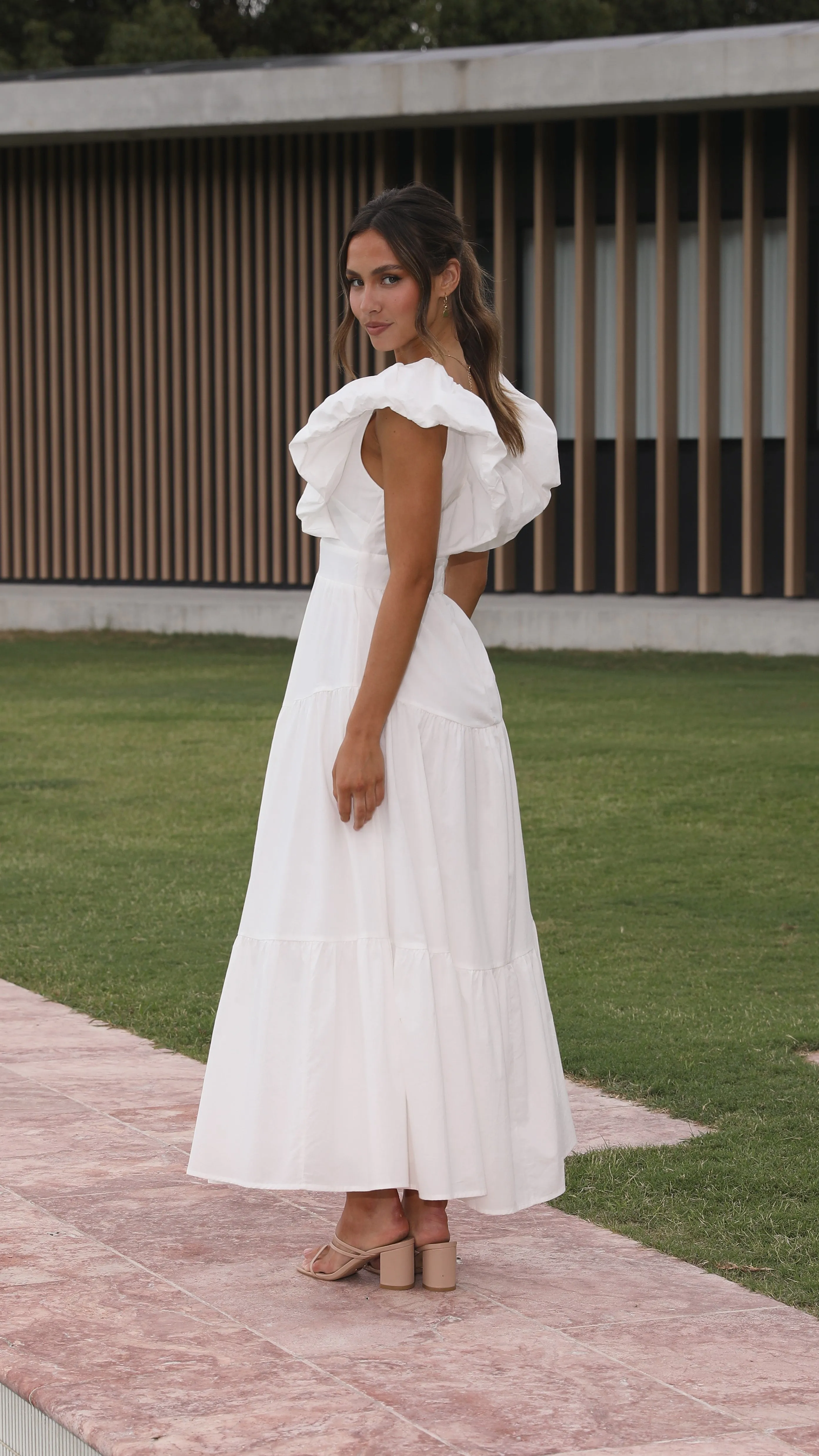 Emma Maxi Dress - White sold by Billy J product image thumbnail 4