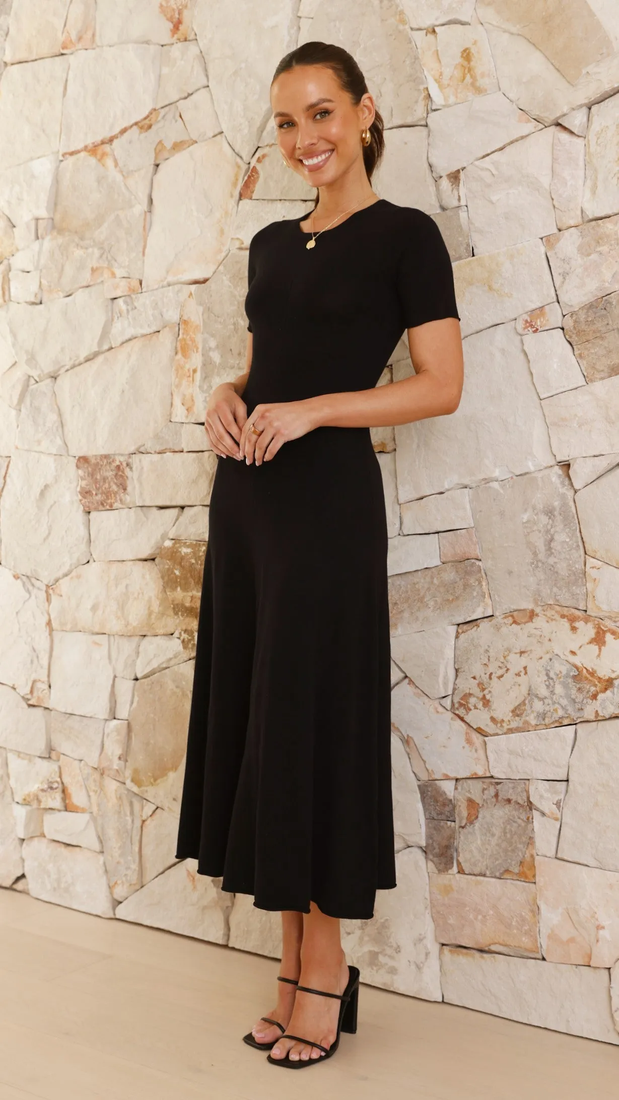 Love Reframed Knit Dress - Black sold by Billy J product image thumbnail 4