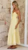 Dabney Maxi Dress - Soft Yellow sold by Billy J