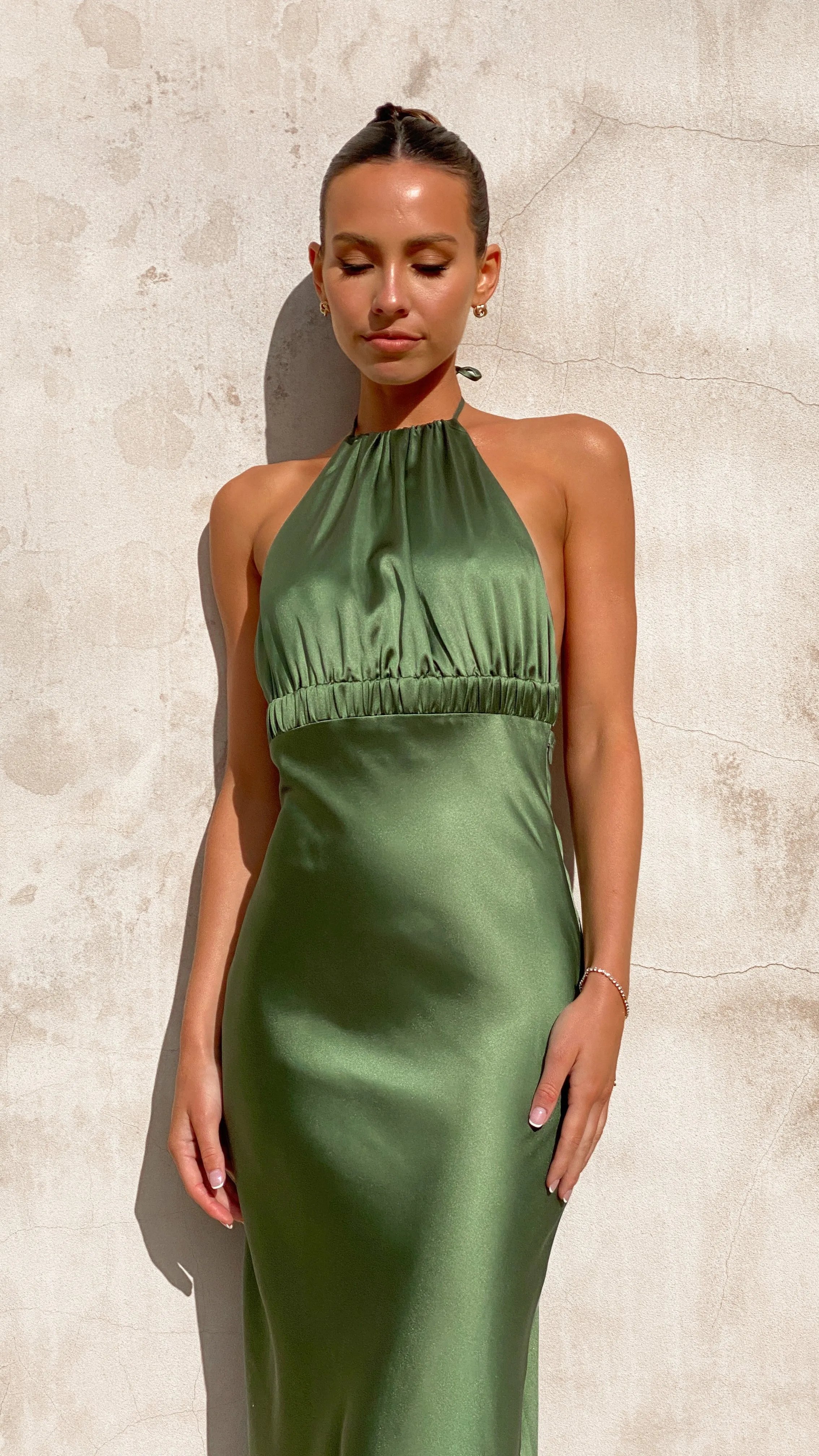 Soko Maxi Dress - Olive sold by Billy J product image thumbnail 4