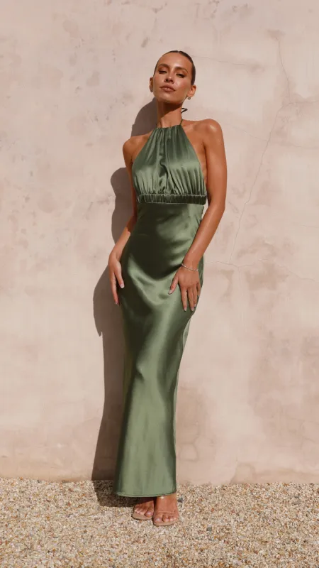 Soko Maxi Dress - Olive sold by Billy J