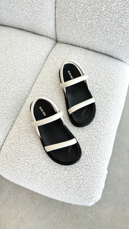 Daphne Slide - Bone Leather sold by Billy J