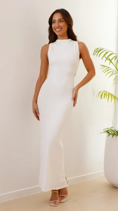 Belinda Maxi Dress - White sold by Billy J