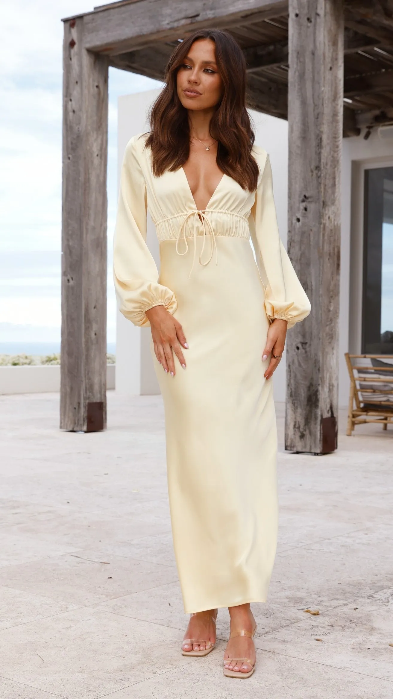 Amara Maxi Dress - Yellow sold by Billy J