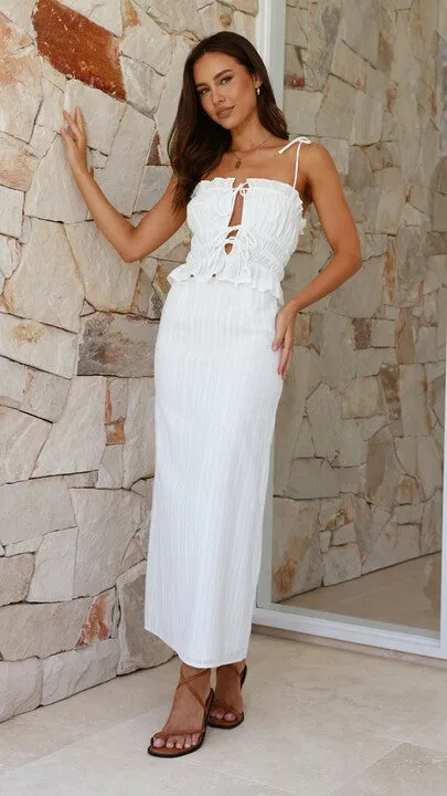 Francesca Top - White sold by Billy J product image thumbnail 5