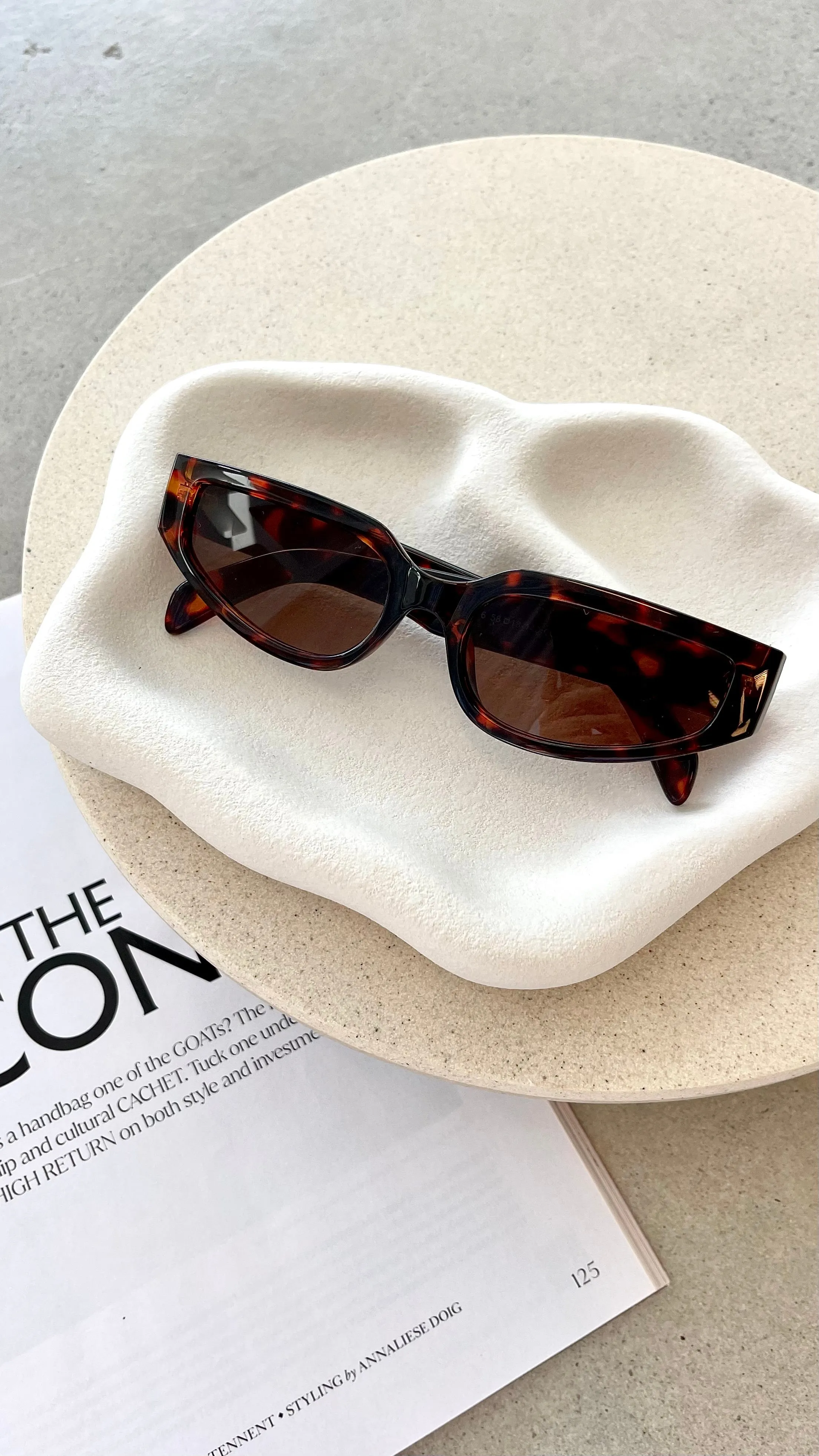 Quintessa Sunglasses - Tort sold by Billy J product image thumbnail 3