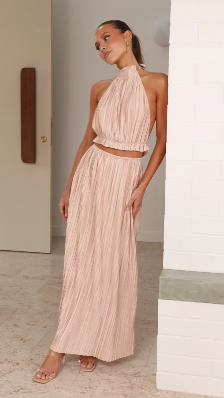 Frances Maxi Skirt - Champagne sold by Billy J