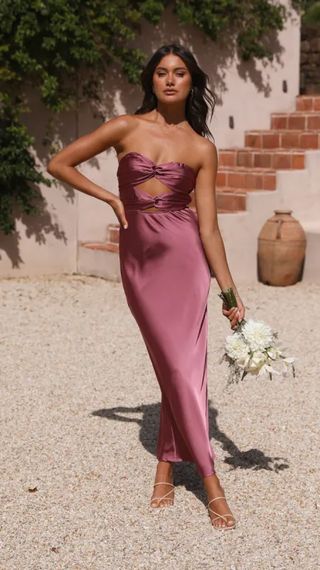 Izy Maxi Dress - Plum sold by Billy J