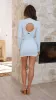 Tina Knit Skirt - Blue sold by Billy J