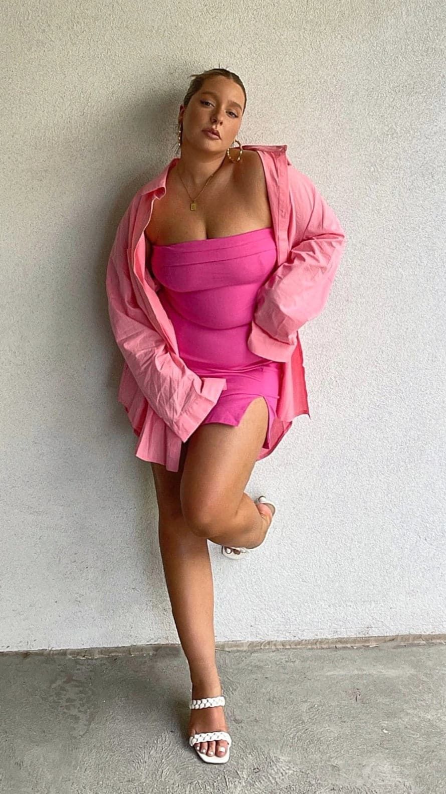 Crystal Mini Dress - Pink sold by Billy J product image thumbnail 4