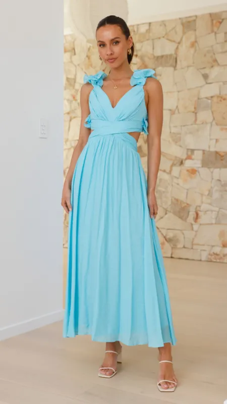 Galilhai Maxi Dress - Blue sold by Billy J