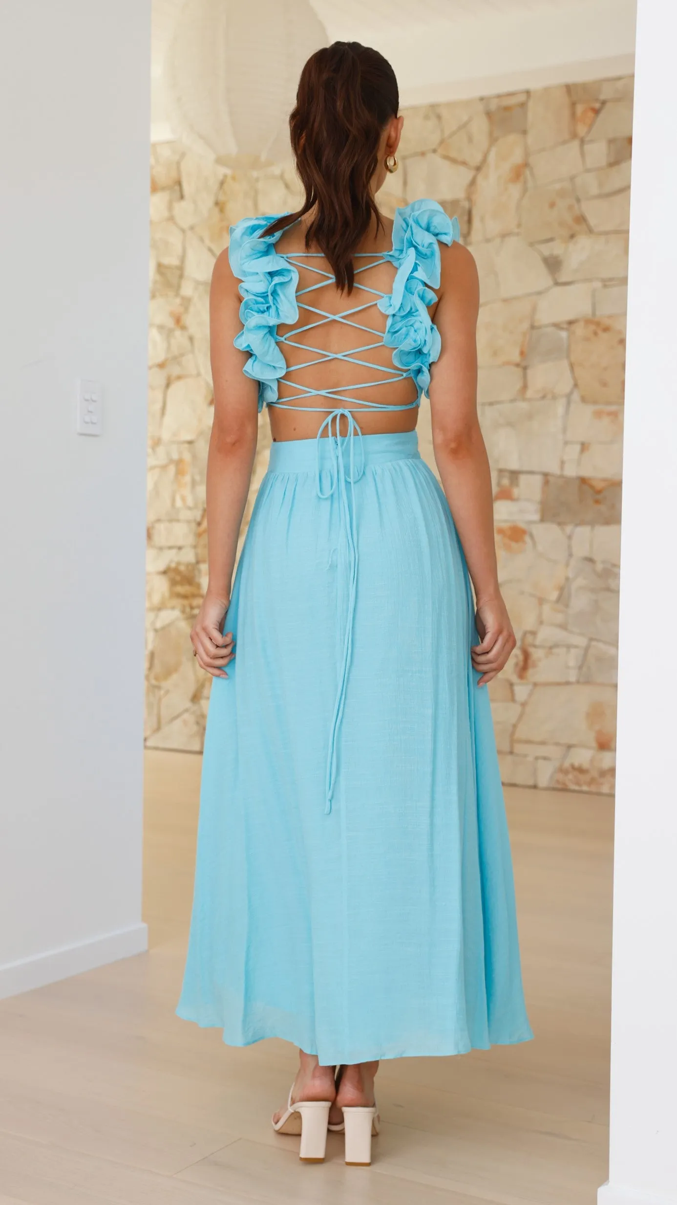 Galilhai Maxi Dress - Blue sold by Billy J product image thumbnail 2