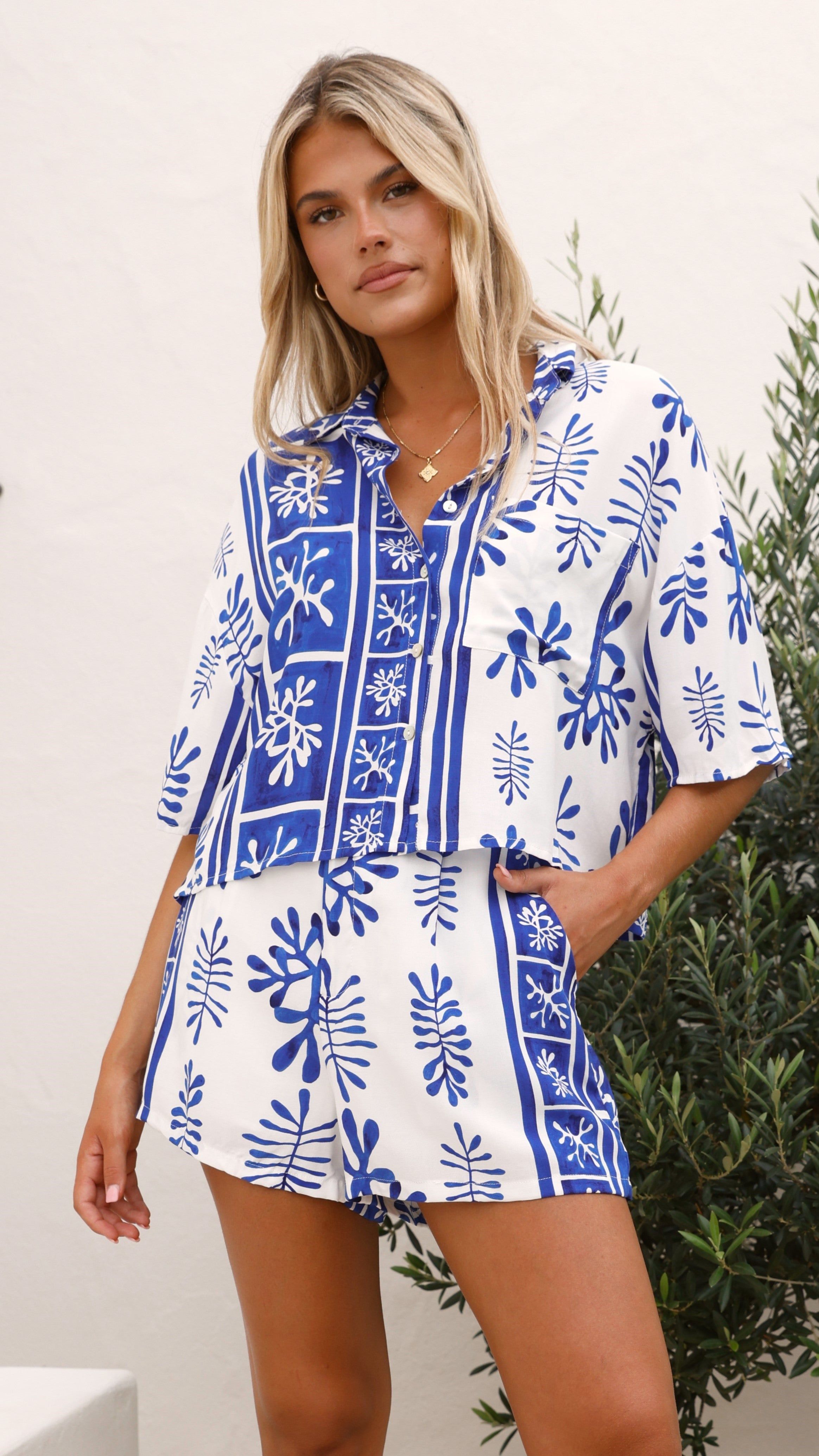 Demi Button Up Shirt - Anya Collection sold by Billy J