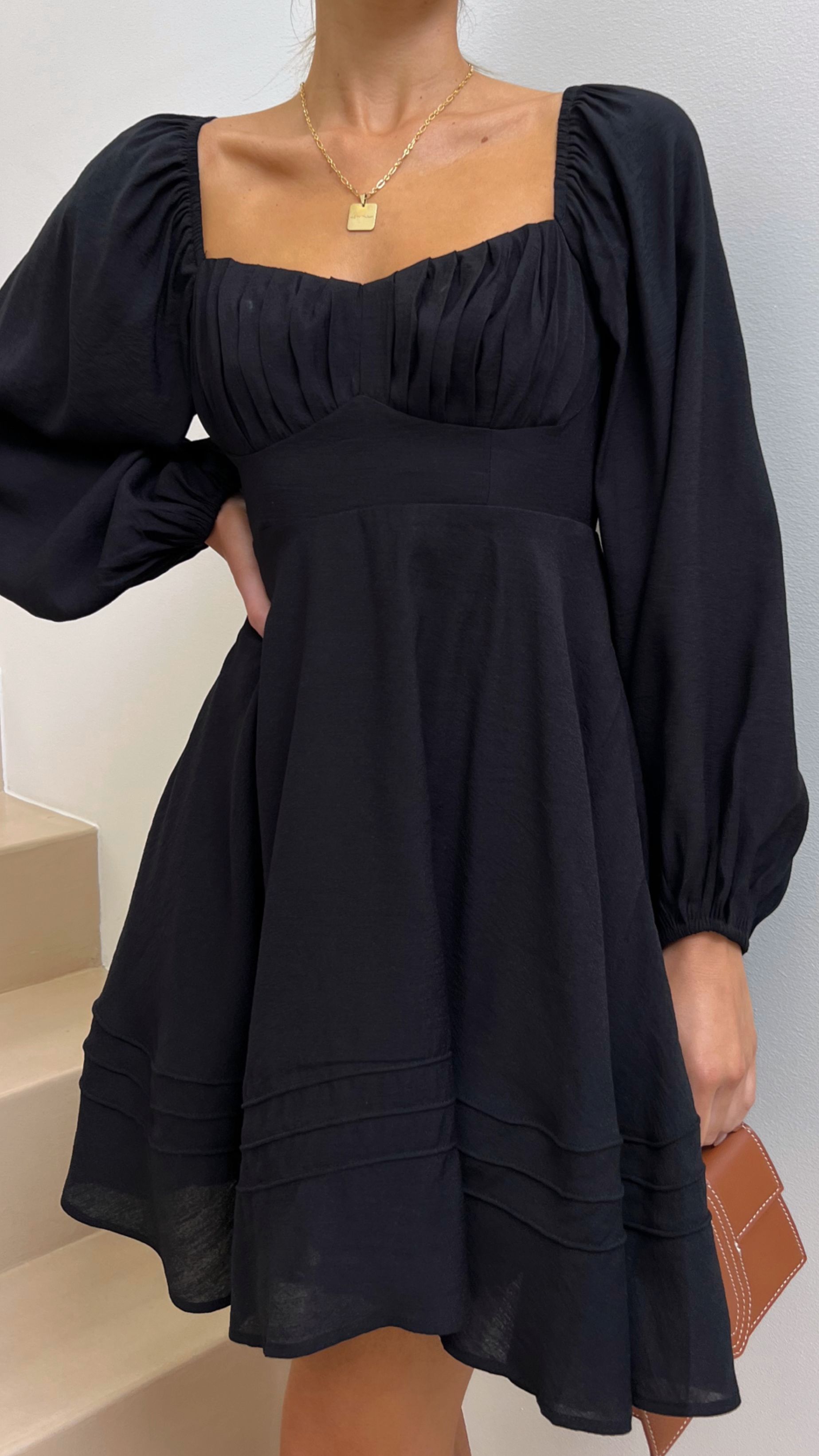 Lucy Mini Dress - Black sold by Billy J