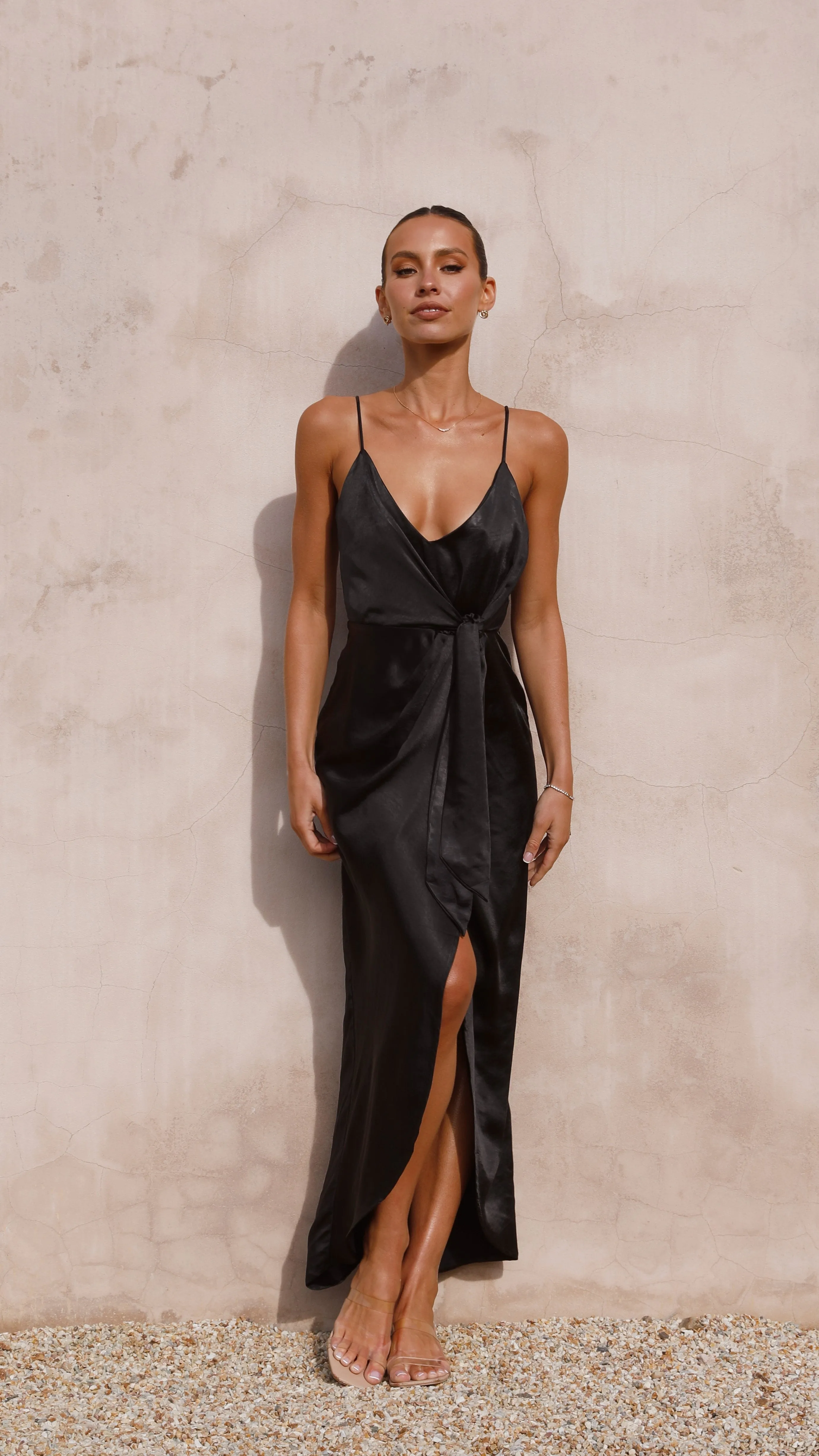 Tyra Maxi Dress - Black sold by Billy J product image thumbnail 4
