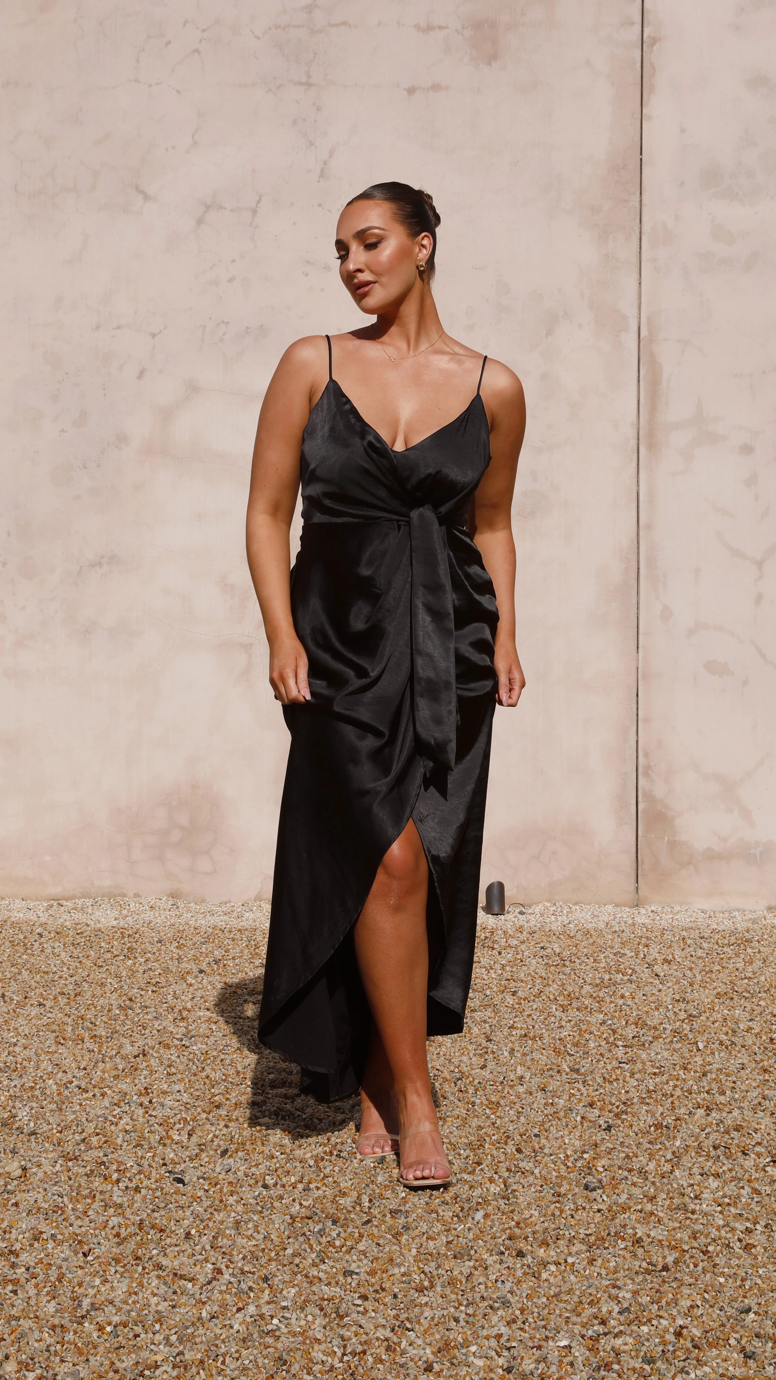 Tyra Maxi Dress - Black sold by Billy J product image thumbnail 2