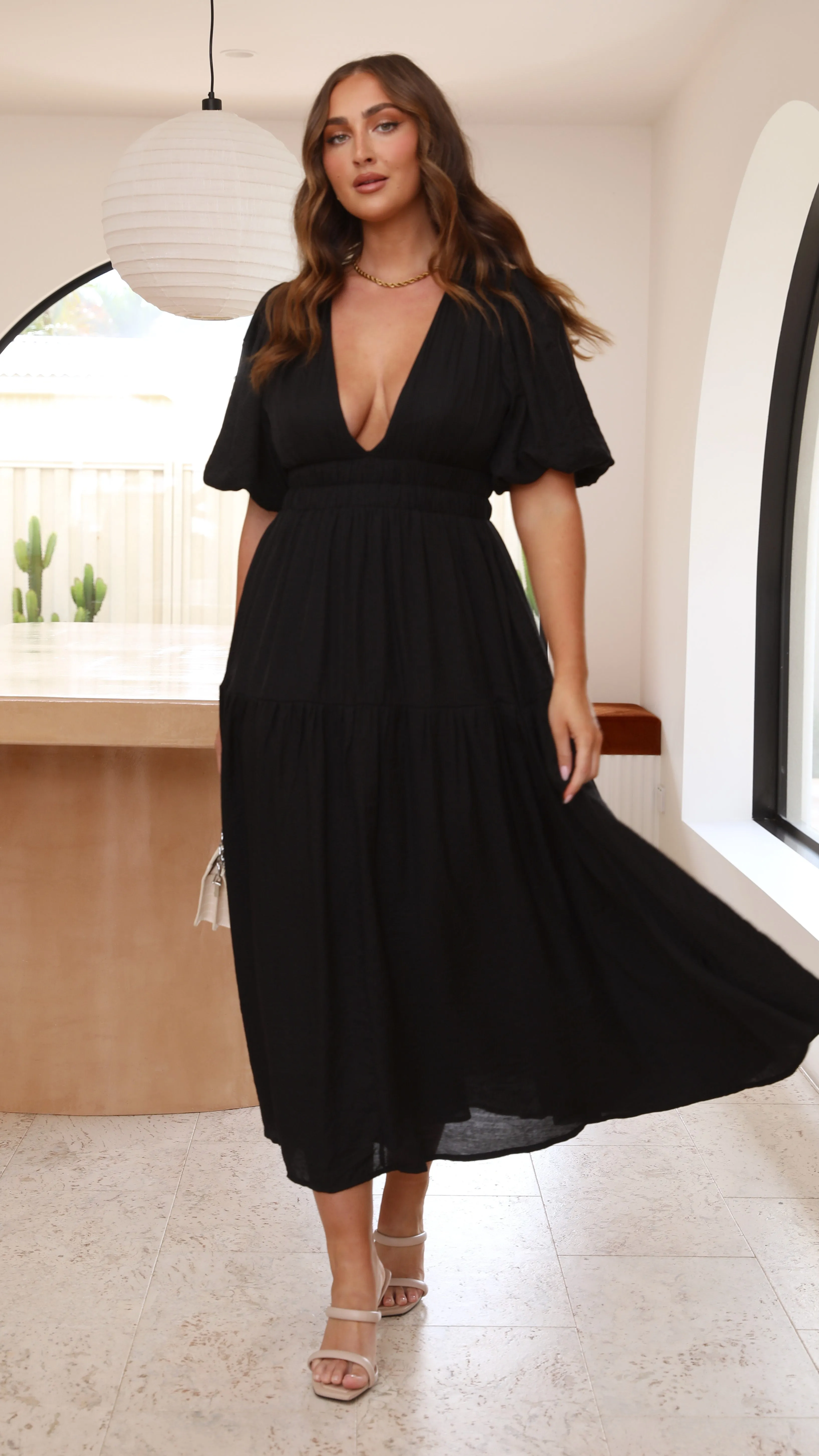 Erin Midi Dress - Black sold by Billy J product image thumbnail 2