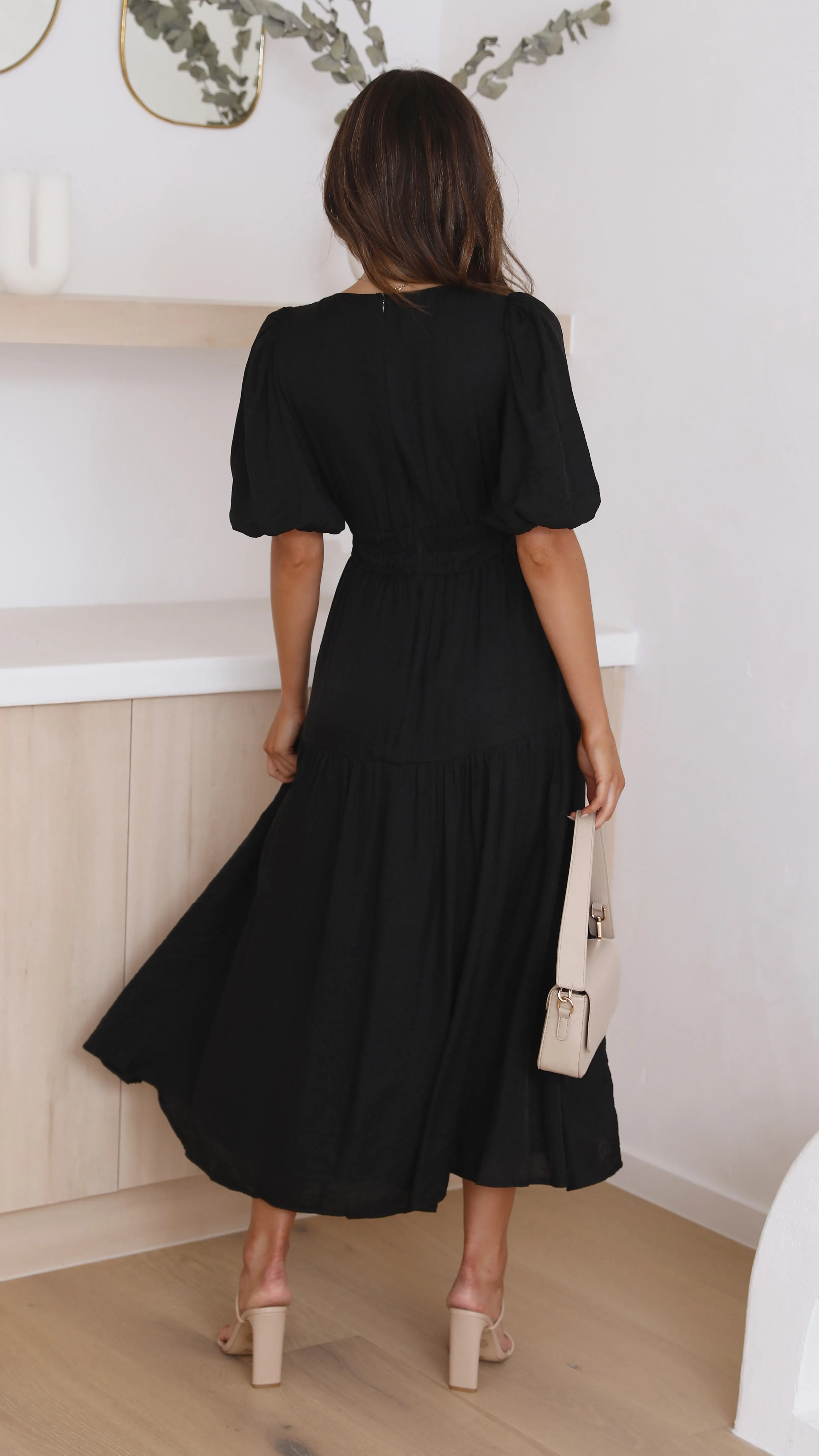 Erin Midi Dress - Black sold by Billy J product image thumbnail 4