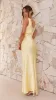 Basiano Maxi Dress - Yellow / Lace sold by Billy J
