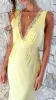 Basiano Maxi Dress - Yellow / Lace sold by Billy J