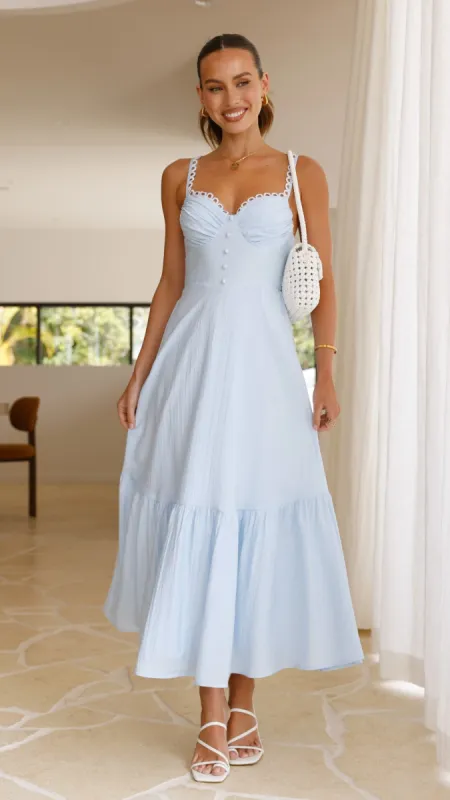 Beatrix Maxi Dress - Blue sold by Billy J