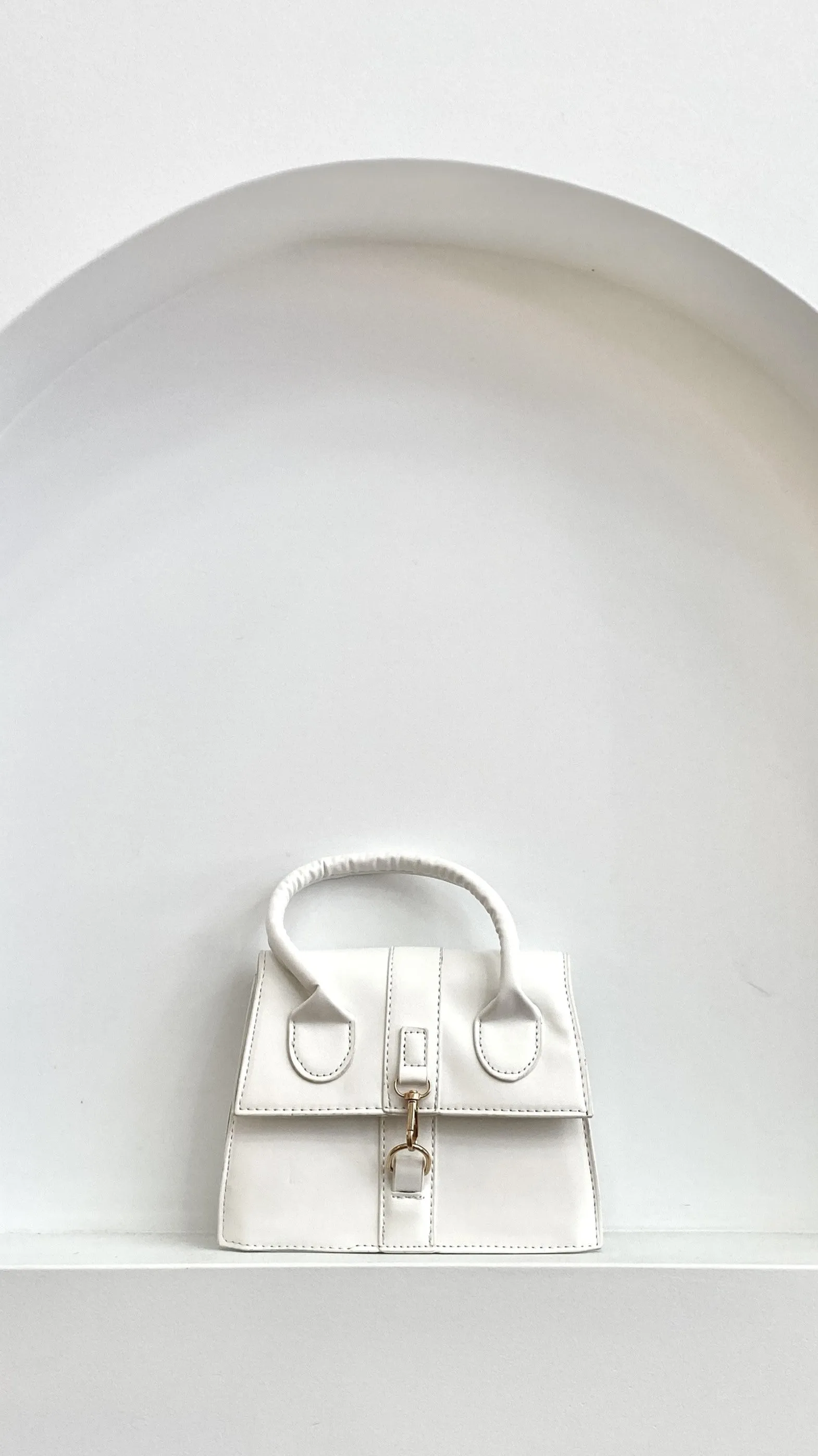 Polly Handbag - White sold by Billy J