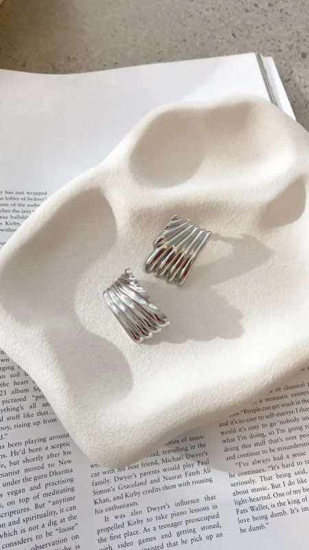 Rina Earrings - Silver sold by Billy J