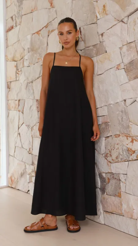 Sail Away Dress - Black sold by Billy J