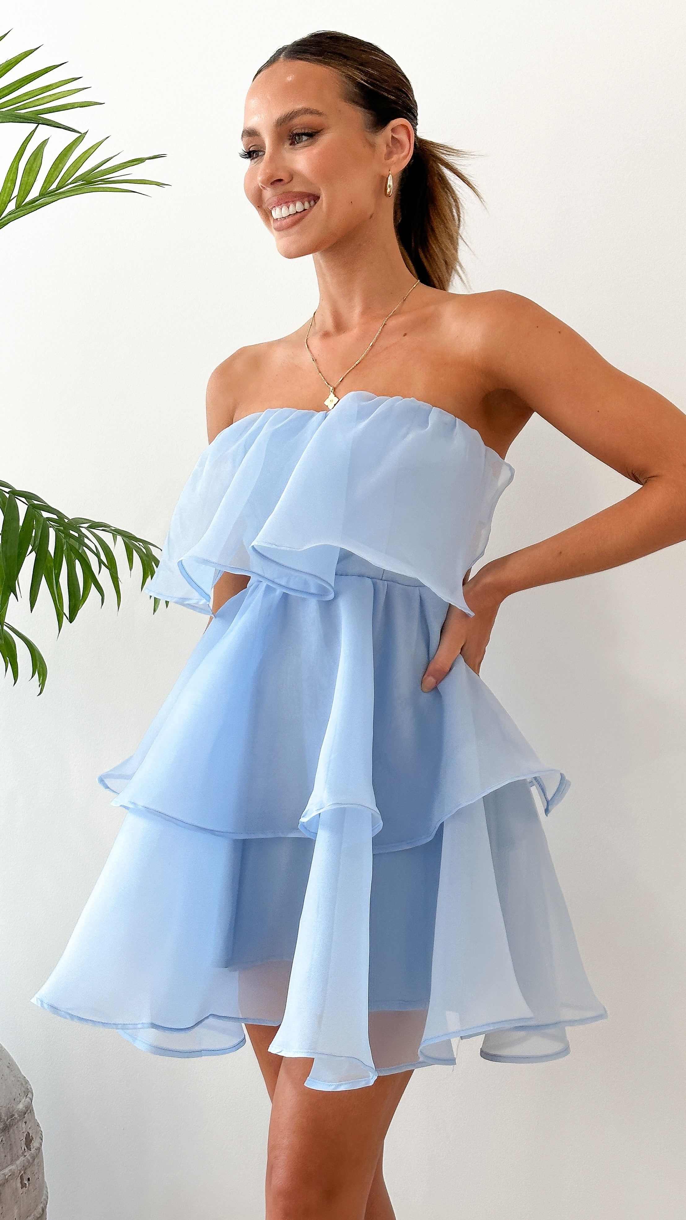 Fantasia Mini Dress - Blue sold by Billy J product image thumbnail 3