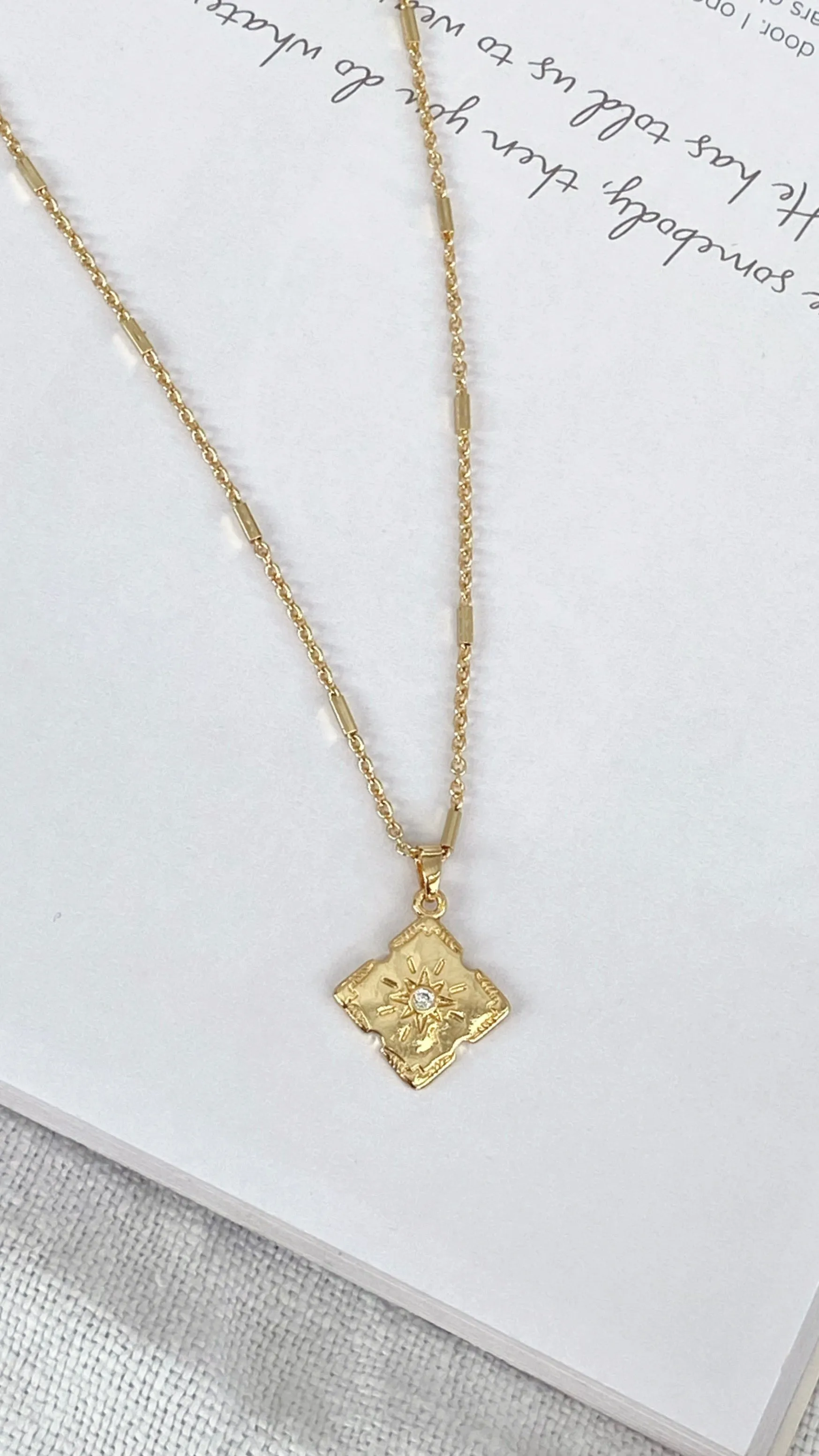 Cleo Necklace - Gold sold by Billy J