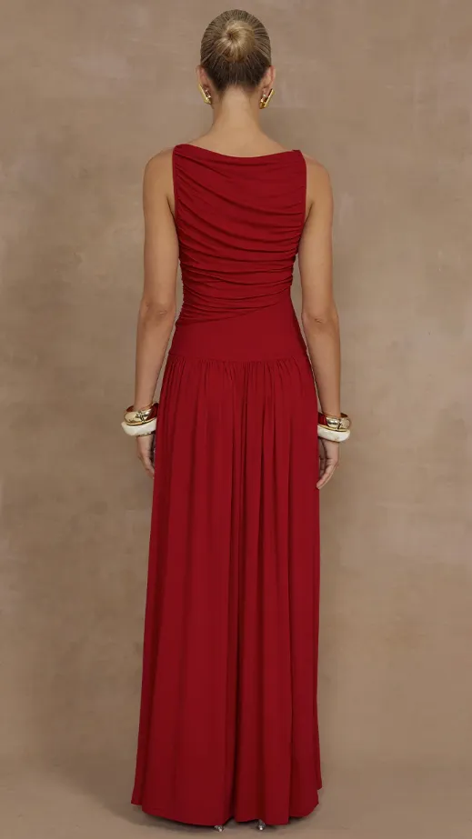 Nalla Maxi Dress - Cherry sold by Billy J product image thumbnail 2