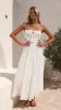Vella Midi Dress - White sold by Billy J