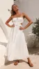 Vella Midi Dress - White sold by Billy J