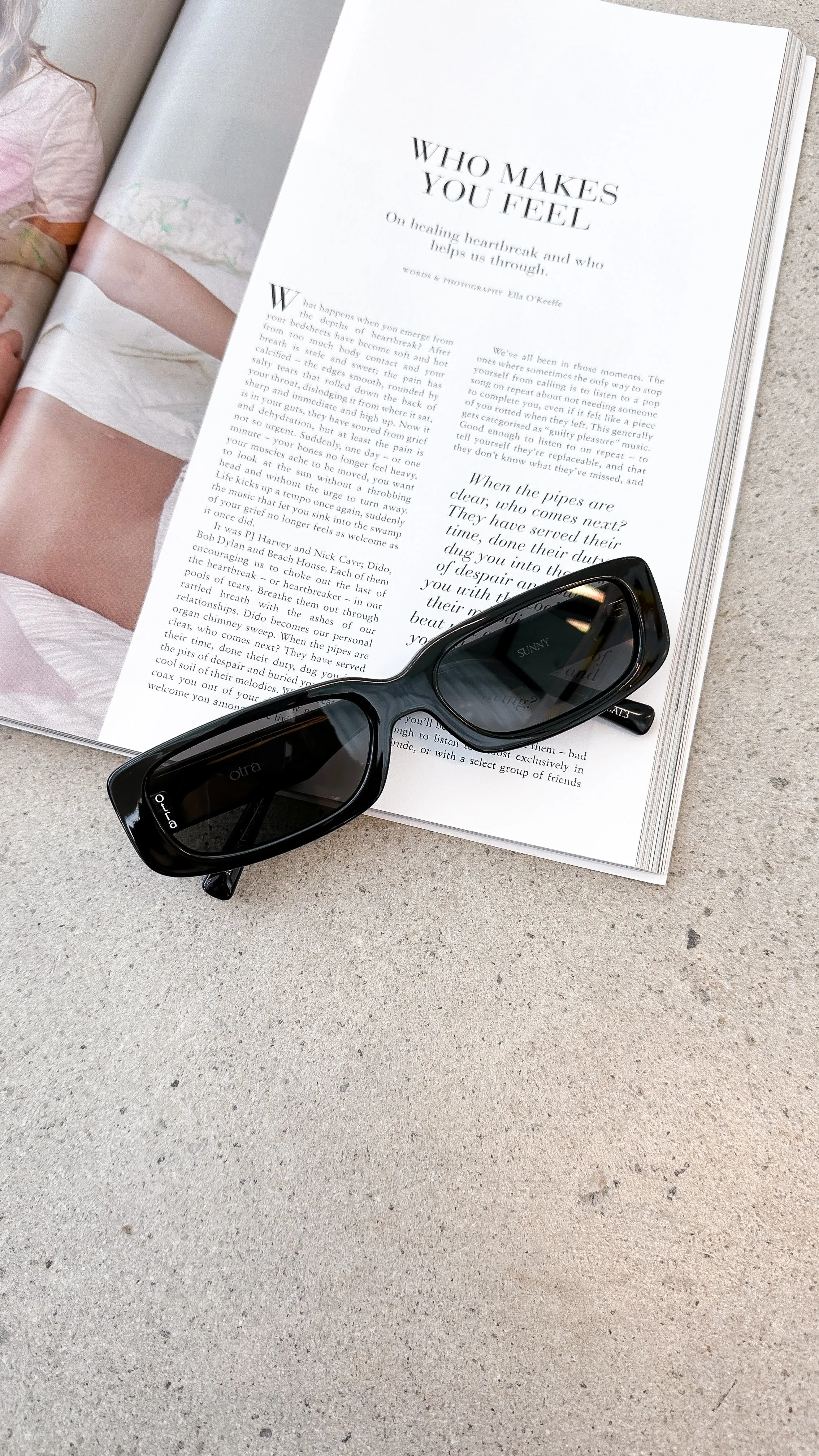 Sunny Sunglasses - Black/Smoke sold by Billy J