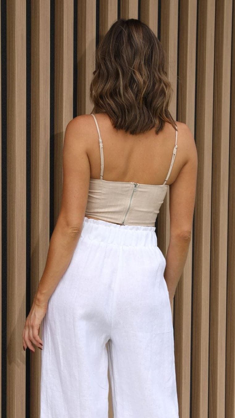 Serrima Crop Top - Natural sold by Billy J product image thumbnail 2