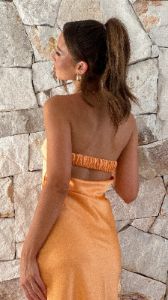 Maeve Maxi Dress - Orange sold by Billy J