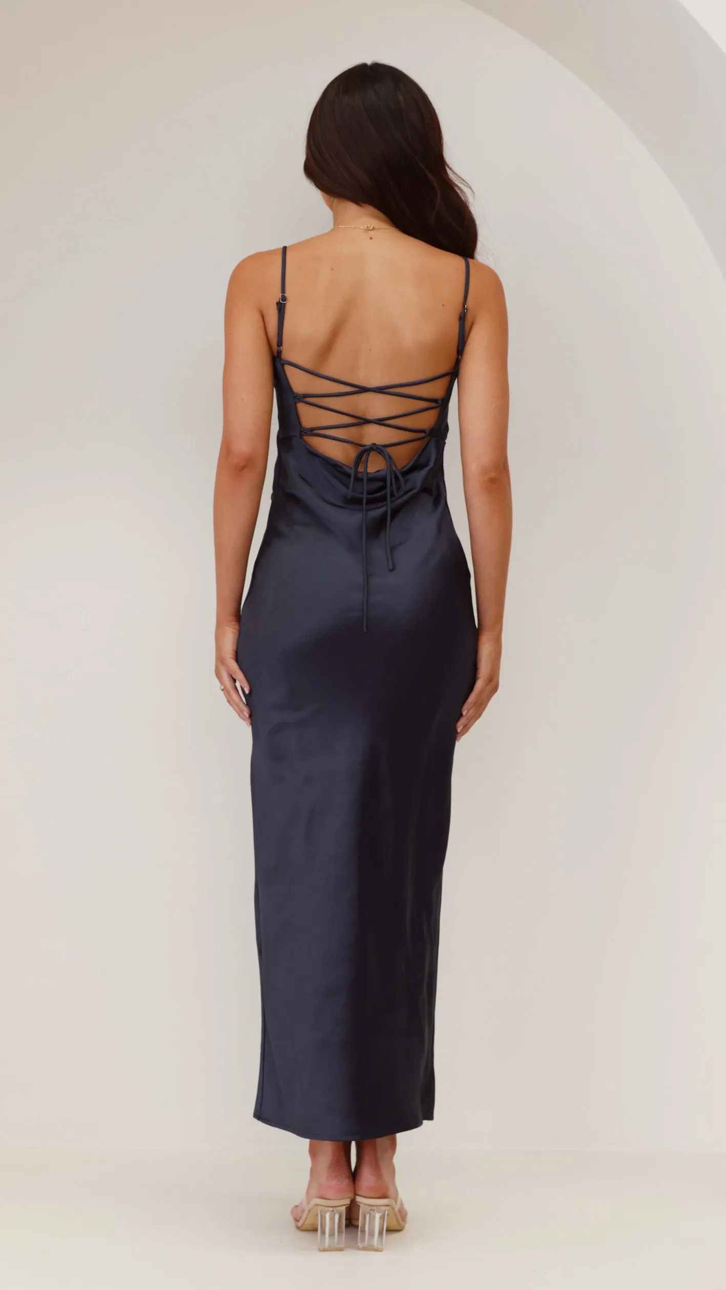 Keira Maxi Dress - Navy sold by Billy J product image thumbnail 2