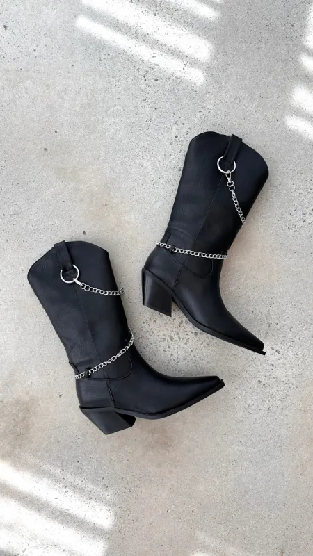 Edward Boots - Black sold by Billy J