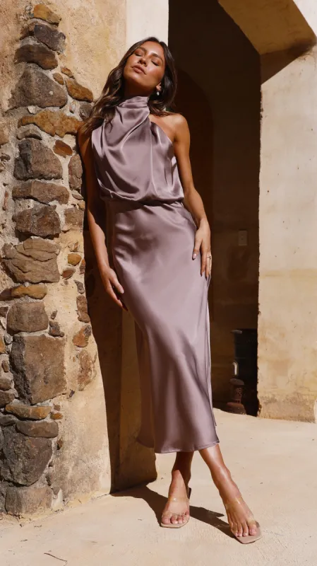 Esther Maxi Dress - Mushroom sold by Billy J