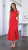 Jamila Midi Dress - Red sold by Billy J