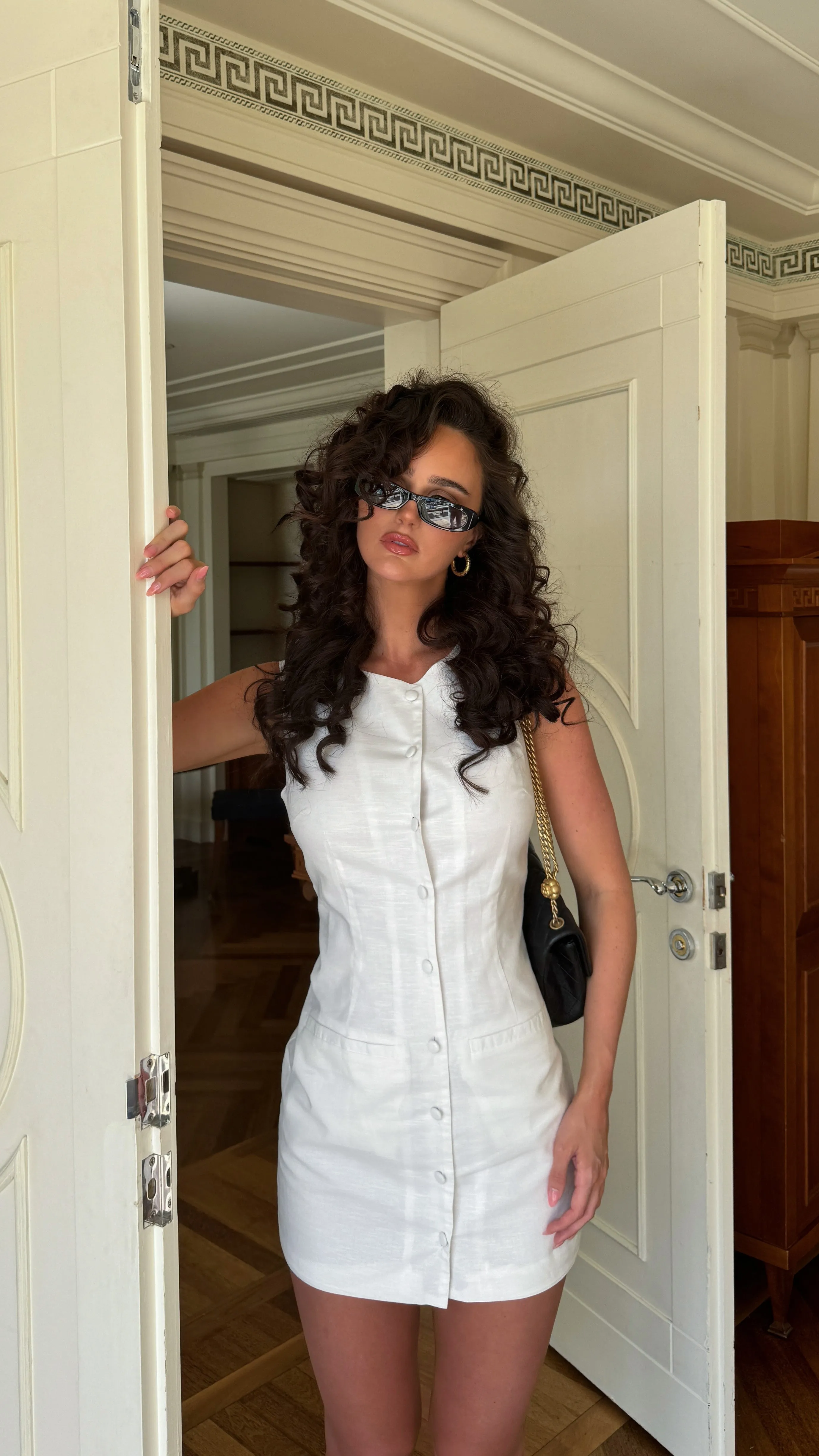 Celine Mini Dress - White sold by Billy J product image thumbnail 3