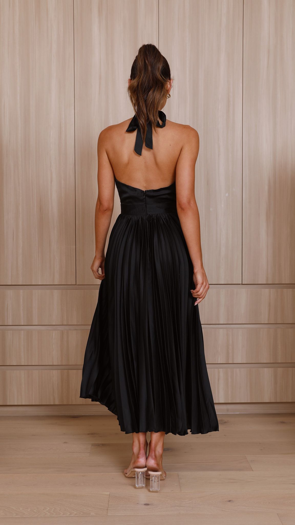 Charlotte Midi Dress - Black sold by Billy J product image thumbnail 2