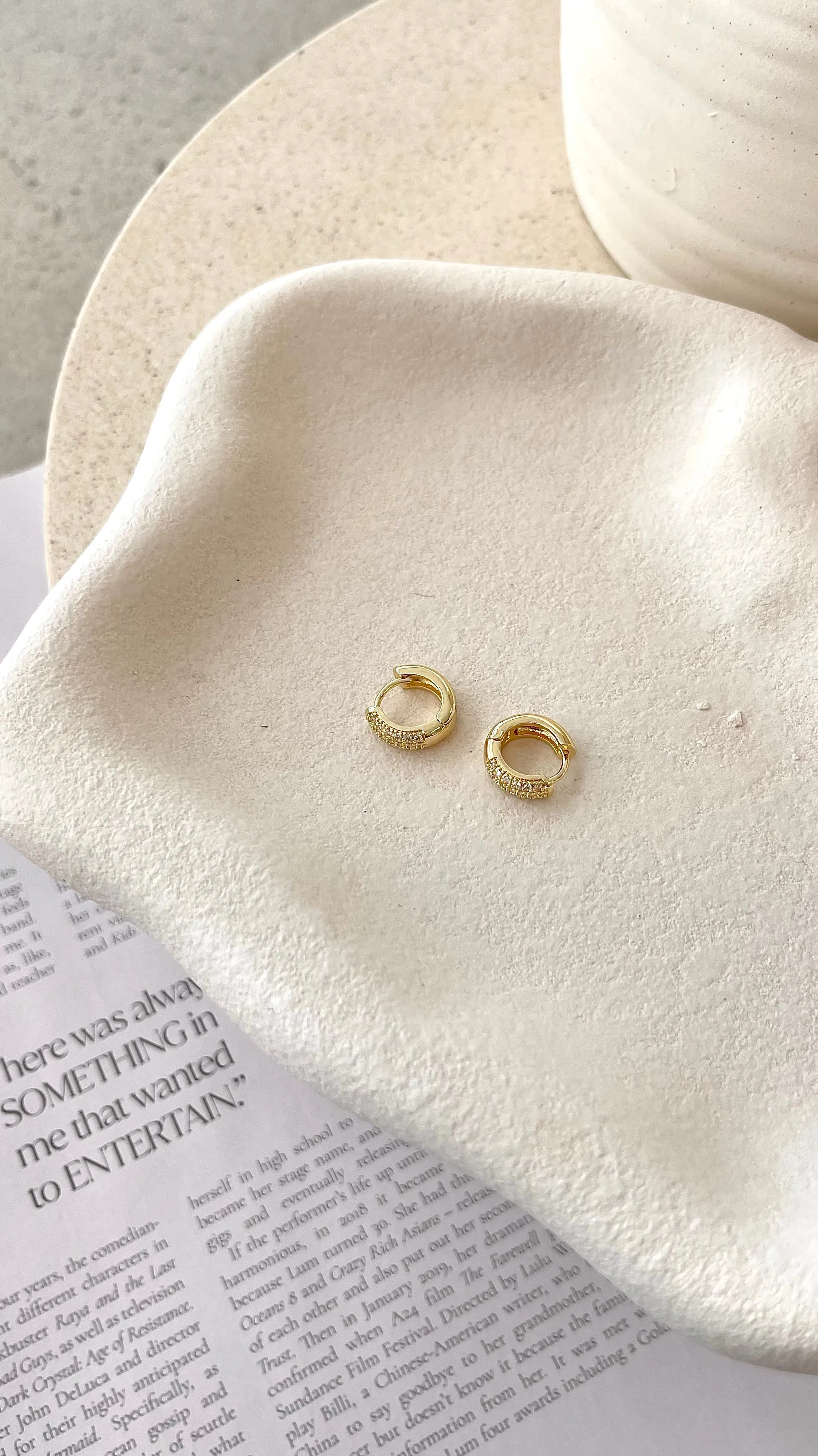 Kelly Earrings - Gold sold by Billy J product image thumbnail 2