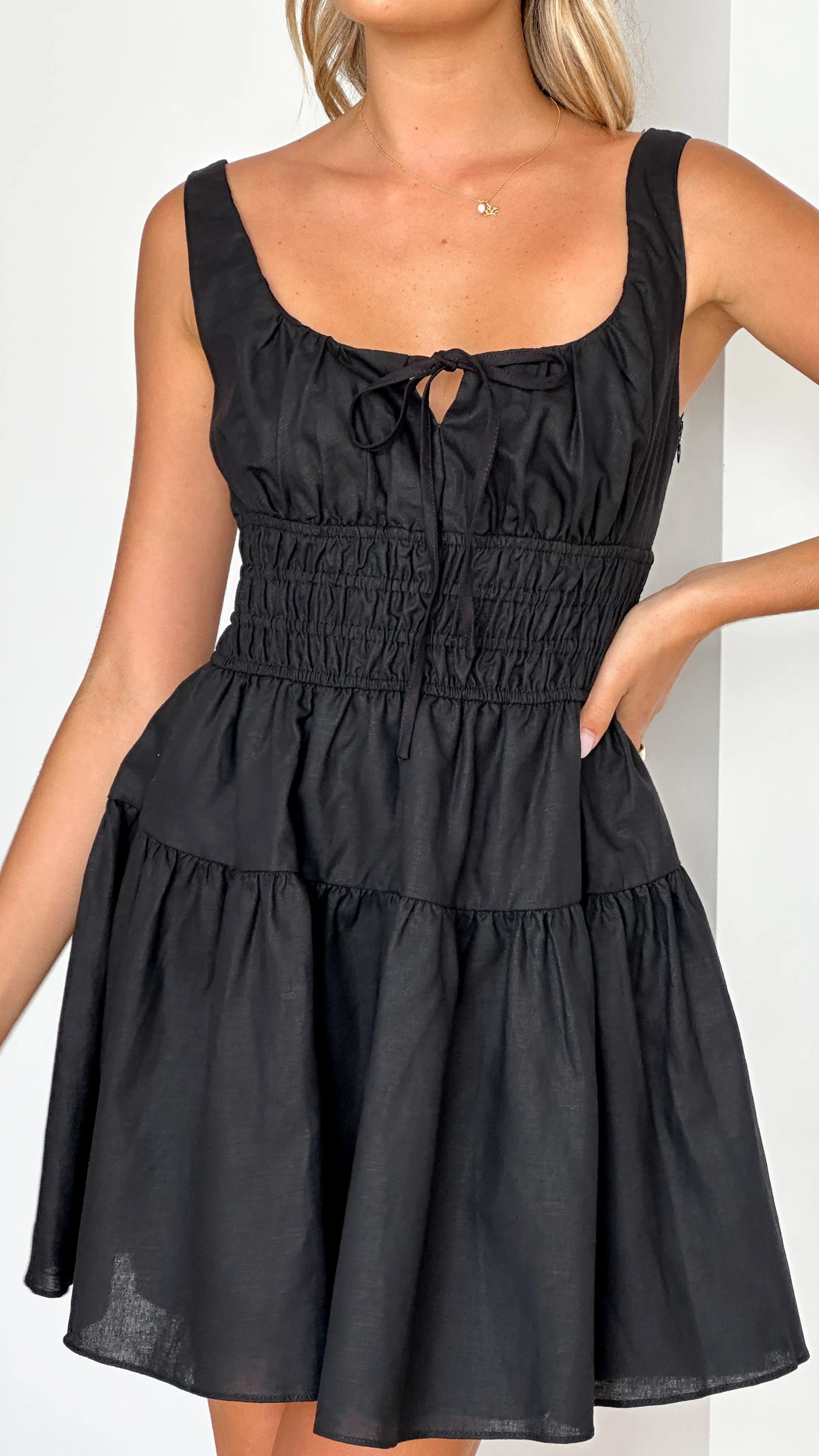 Abrina Mini Dress - Black sold by Billy J product image thumbnail 4