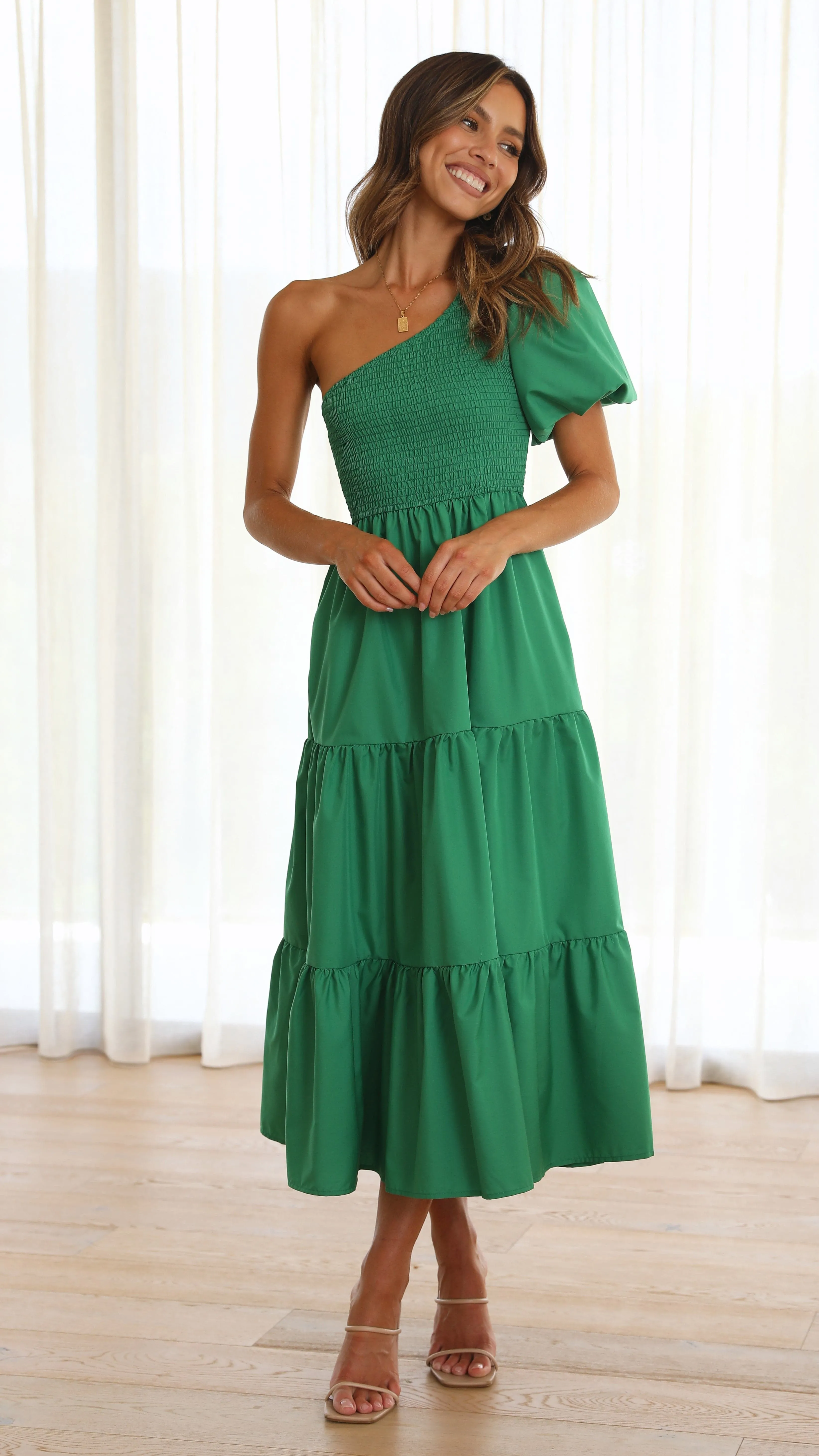 Frankie Maxi Dress - Emerald sold by Billy J product image thumbnail 5