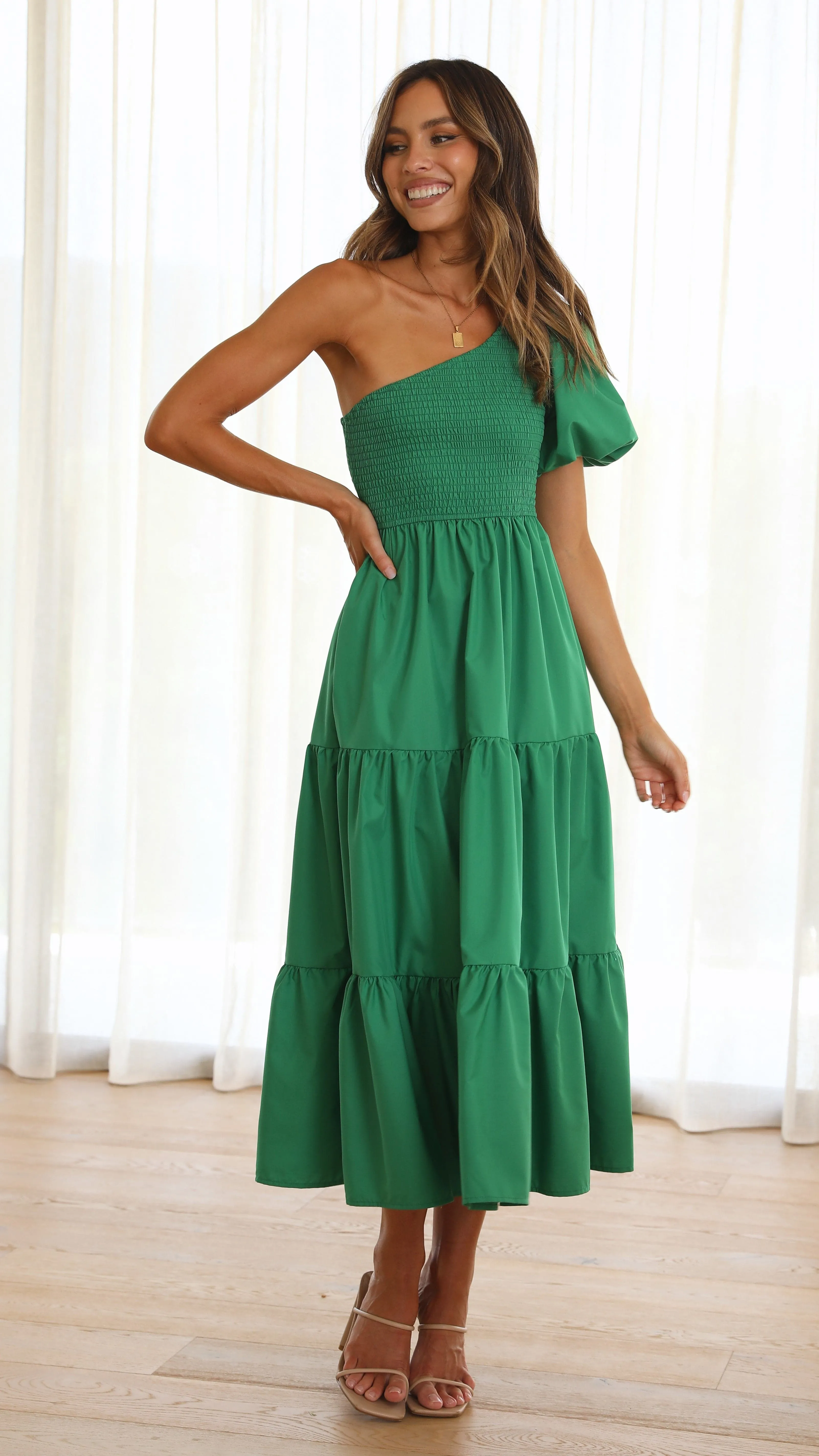 Frankie Maxi Dress - Emerald sold by Billy J