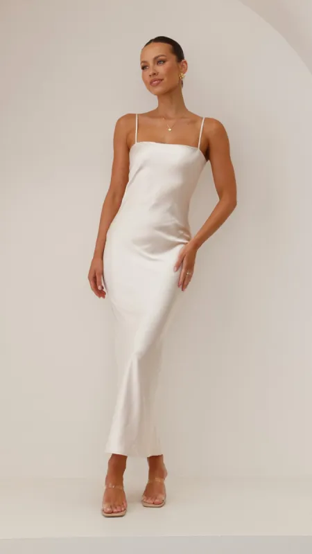 Keira Maxi Dress - Champagne sold by Billy J