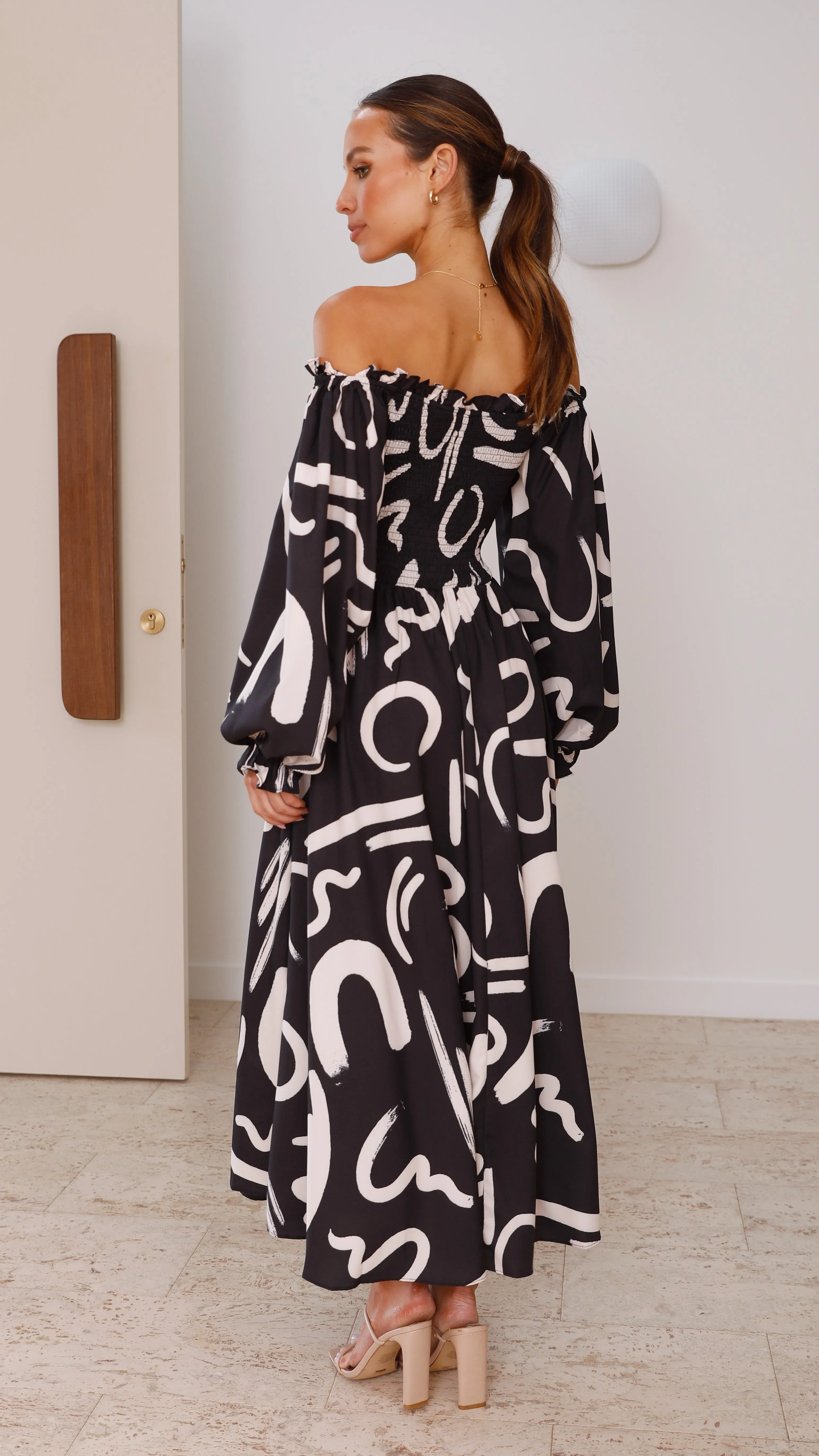 Freya Maxi Dress - Black sold by Billy J product image thumbnail 2